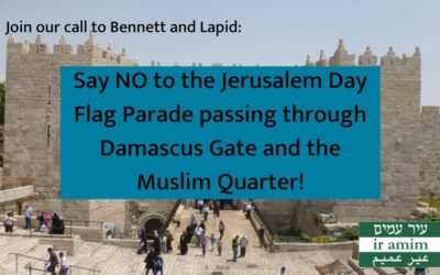 Action Alert: Call Off the Incitement on Jerusalem Day