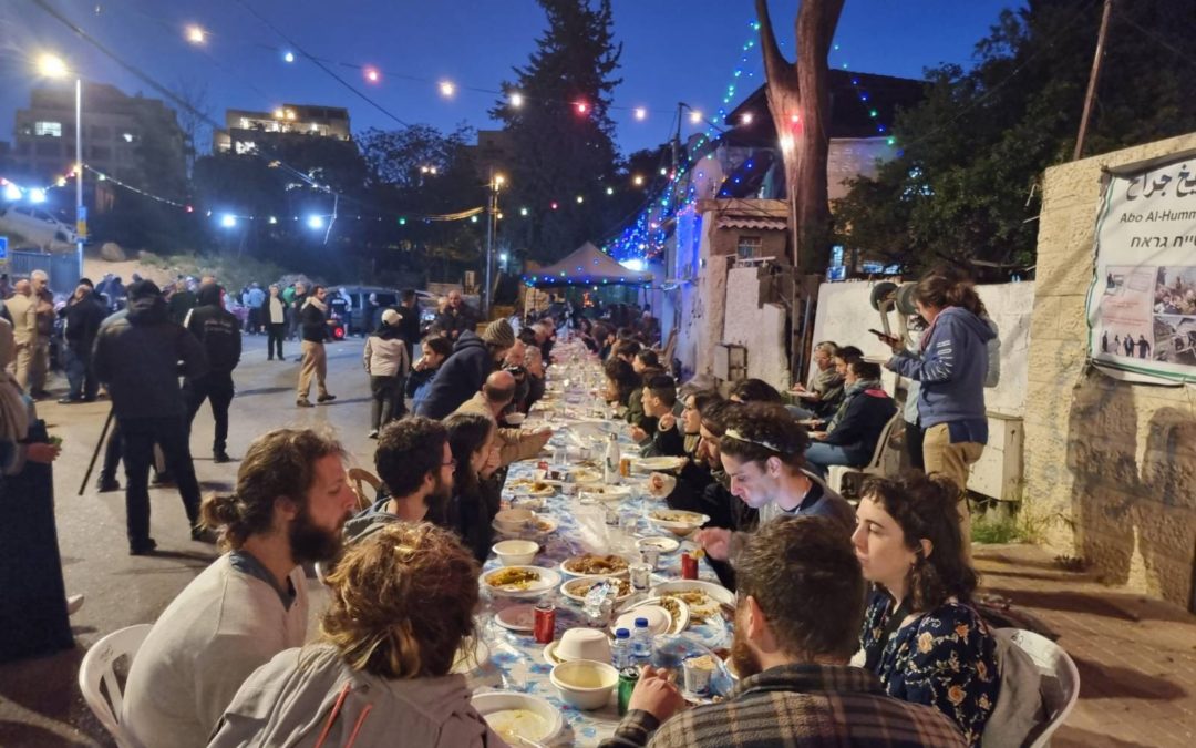 Palestinian-Israeli Iftar in Sheikh Jarrah